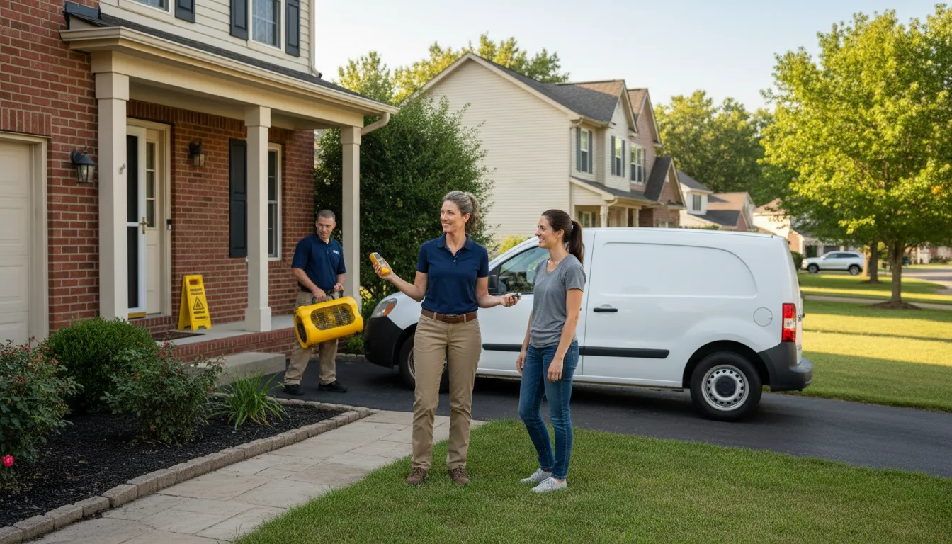 Water restoration image for Mold Remediation in Orrville, OH